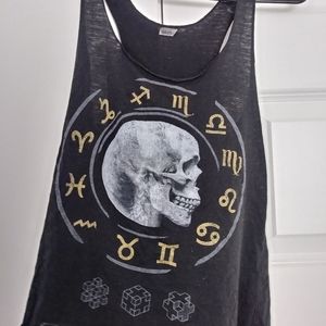Thin skeleton tank top